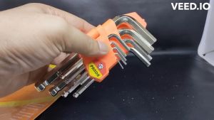 Kunci L Set 9pcs Hex Key Wrench Set 9pcs Pendek Chrome Vanadium