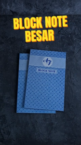 Block Note NCR Besar AF Catatan Polos Garis Memo Notebook Notepad
