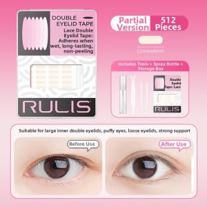 RULIS | Invisible Natural Double Eyelid Stickers Strong Support For Puffy Eyes