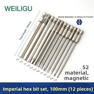 weiligu | WEILIGUS2 Material Hex Bit Inch