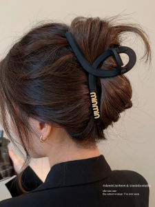 Matte Shark Hair Clip Dark Elegant Sense Universal for Four Seasons Hair Accessories Korean Style Fashion Jewelry Hair Grips