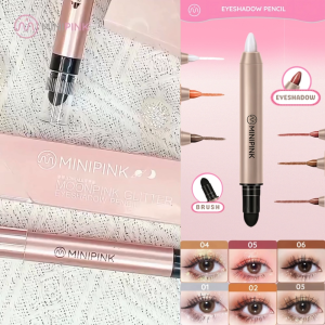MINIPINK Moonpink Glitter Eyeshadow Pencil Shimmer Pigmented 6 Colors Makeup Waterproof MP068