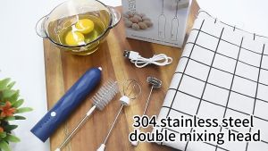 Milk bubble maker Electric egg beater Cake cream Household milk bubble handheld small baking tool