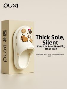 PUXI | Silent Non-slip Breathable Slip-on Sandals Soft Thick Soles