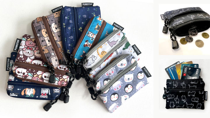 Punkstar PUNKSTAR Coin Purse Key Pouch Mini Change Wallet Card Holder Waterproof ...