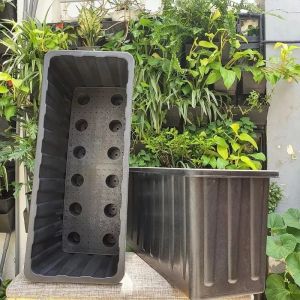 combo 4 chậu chữ nhật trồng cây cỡ lớn dài 63 cao 30 rộng 26cm