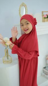 SATU SET JILBAB Yara Dress Gamis Anak Perempuan Model terbaru Gamis Yarra Dress Muslimah Anak Remaja