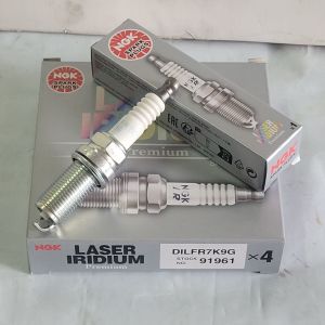 DILFR7K9G🎉Twin Tip 🎉Toyota Harrier Turbo Lexus NXRX Mitsubishi Evo 9 Subaru EJ25 NGK 91961 Laser Iridium Spark Plug