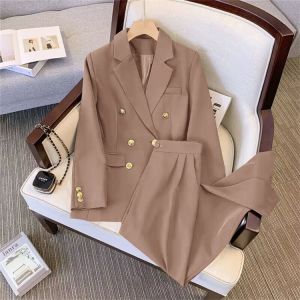 Plus Size M-3XL Women Plaid Blazer Jacket: Spring & Autumn Fashion Casual Elegant Slim Office Work Suit Coat Outwear Thick Grey Coffee Black Beige Women Blazer Jacket Fashion Casual Slim Office OL Formal Work Coat Outwear Spring Autumn Plus Size
