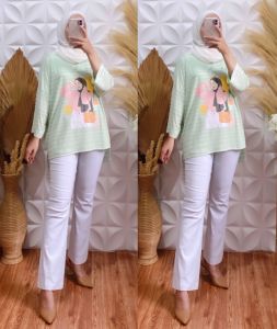 BAJU KAOS WANITA DEWASA BLUS JUMBO OVERSIZE / KAOS WANITA TERBARU 2022 KEKINIAN VIRAL