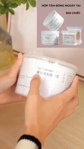 Tăm Bông Tre 2 Đầu Cao Cấp Hộp 500 Cây – Đa Năng Làm Đẹp Vệ Sinh Tai Mềm Mại Tiện Lợi Mỗi Ngày