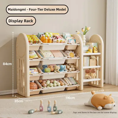 QIAOLEXIONG | Multilayered Toy Storage Rack Organizer