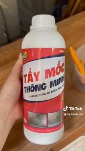 Combo 2 chai dung dịch tẩy mốc SMART siêu mạnh mỗi chai 1000ml