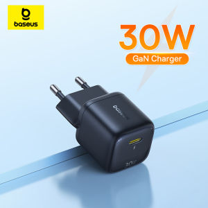 BASEUS | Baseus 30W GaN Charger PD Charger For iPhone 17 16 15 14 13 12 Max Fast Charger PD3.0 QC3.0 Phone Charger Type C Tablets Charger