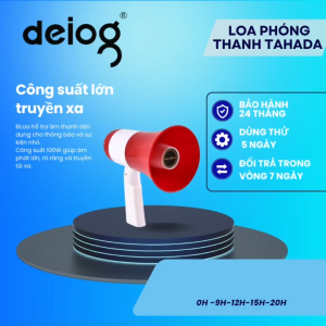 Loa phóng thanh TAHADA 629U (1 Pin) bluetooth công suất 100w chuyên sự kiện ngoài trời âm to rõ ràng