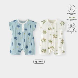 TONGLIANCHUXIN | Bodysuit Bé Sơ Sinh Thoáng Khí Từ Bamboo Cotton