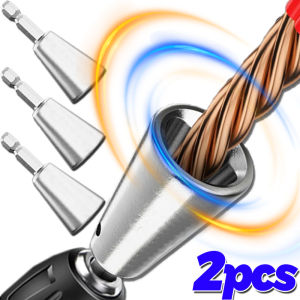 2Pcs Wire Twister Tool for Drill Electrician Quickly Twist Wire Tie Power Drill Driver Twisted Connector Cable Device Hardware Supply