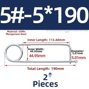 TIANZHUOJINSHU | Safety Pin Spring Clip