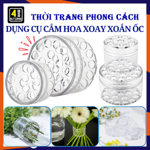Combo 3 Dụng Cụ Cắm Hoa - Giá Đỡ Định Hình Cố Định Thân Cành Hoa Xoay Xoắn Ốc Đa Năng Tạo Dáng Bình Hoa - Khuôn Cắm Hoa Hình Xoắn Ốc