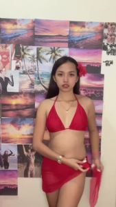 IEAGO Original Women's 4-Piece Bikini Sets: Ruffle Cute Swimwear & Halter Neck Swimsuit