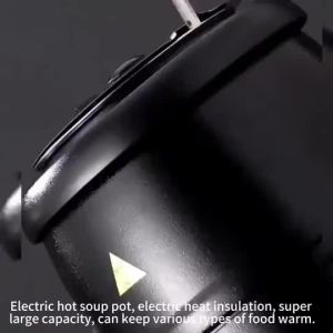 VOLTHUB 13L 304 stainless steel commercial electric soup pot and food heating pot