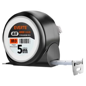 EVERTE | Durable Shockproof Mini Automatic Locking Steel Measuring Tape 5m
