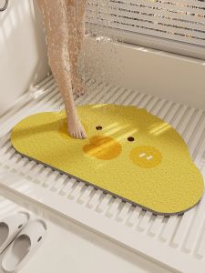 Thảm Phòng Tắm Chống Trượt Bằng Sợi Lụa Thảm Sàn Phòng Tắm Cho Trẻ Em Và Người Cao Tuổi Thảm Chống Trượt Thảm Sàn PVC Chống Trượt