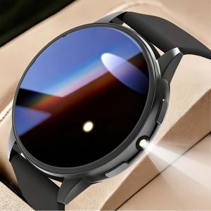 New 2026 Model Fashionable Round Smartwatch Full-Touch HD Screen Wireless Calling Multiple Sports Modes Music Control