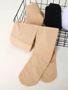 ถุงน่องเด็กสีเนื้อ ถุงน่องสีเปล่า ถุงน่องกันลูกกลิ้ง ถุงน่องออกกำลังกาย ถุงน่องลำลอง ถุงน่องยางยืดเนื้อหนาปานกลาง ถุงน่องเด็ก