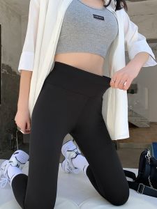 กางเกงโยคะกีฬาเอวสูง ระบายอากาศได้ดี กางเกงขายาวทรงเซิ้งแห้งเร็ว กางเกงขายาวลำลองสำหรับวิ่งสำหรับผู้หญิง โพลีเอสเตอร์ผสมอื่นๆ