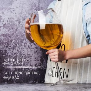 Ly Bia Pha Lê Cỡ Lớn 3000ML 108 Oz Hình Tròn Dùng Cho Rượu Vang Rượu Whisky Tiệc Tùng Sinh Nhật Quà Cưới