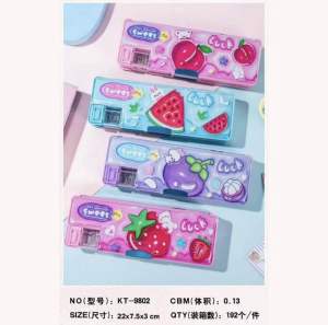 Tempat Pensil 3D Fruit KT 9802 Plus Serutan Pensil