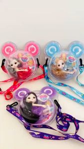 [PHỤ KIỆN MIX VỚI VÁY] Đồ chơi trẻ em túi đeo chéo chứa búp bê 3D công chúa cô dâu dành cho bé gái túi xách dễ thương