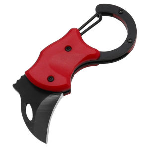 Portable Small Pocket Cutter Carabiner Cutter Box Cutter Keychain Folding Mini Cutter Unboxing Tools Gadgets For Outdoor