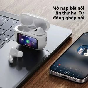 Tai Nghe Bluetooth Không Dây Với Chức Năng Khử Tiếng Ồn Chủ Động ANC Chất Lượng Âm Thanh HD Tai Nghe Thể Thao Trong Tai Có Micro