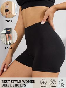 Biker Shorts For Women Super Soft No See Through Workout Yoga Running Cycling Push Up Gym Fitness Shorts Womens Activewear