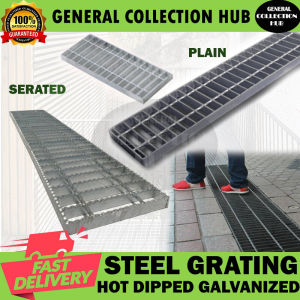 HOL STEEL GRATING (HOT DIPPED GALVANIZED) / MAN HOLE COVER DRAINAGE COVER 20x100cm 30x100cm / PANG-TAKIP SA KANAL