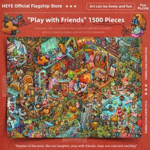 Heye | Adult Team Fun Healing Extreme Difficulty Jigsaw Puzzle 1500 Pieces