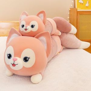 Gấu bông hồ ly đuôi chồn - thú nhồi bông cáo hồng size siêu to khổng lồ size1m1-1m4-1m6-1m9