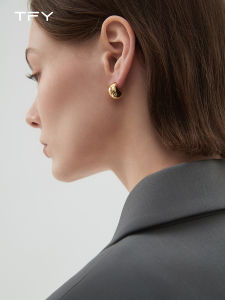 TFY | Drop-shaped Gold Earrings