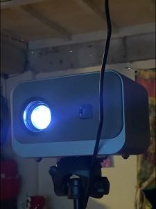 AUN【Girlfriend Gift】High brightness 10000 lumens android projector 4k hd with wifi and bluetooth movie mini projector for phone smart projector for laptop portable projector with screen