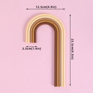 Adorable Farm Theme Cake Topper Rainbow Cottage Tractor Soft Animal Figurines for Baby Showers Birthday Celebrations