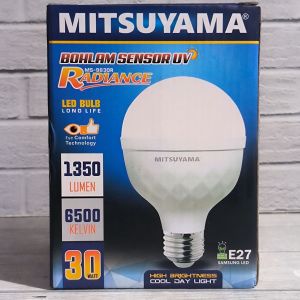 MS-9830R Bohlam Sensor Cahaya UV Mitsuyama LED 30W 30 Watt 30Watt LAMPU Light Sensor Radiance Cahaya Putih BAGUS KUALITAS TERBAIK