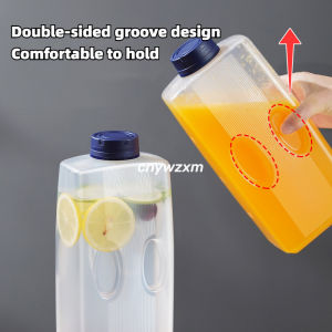 2L/1.5L/1L Water Bottle Heat & Cold Resistance Large Capacity Juice Teapot Cold Water Kettle with Cap Refrigerator Jug Drink Dispenser
