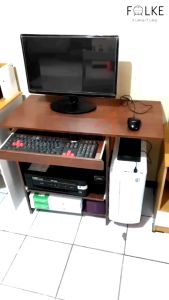 Meja Komputer Mario CPU Kantor Gaming Serbaguna