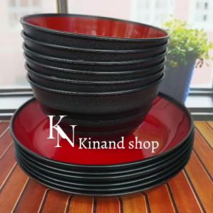 PROMO SET ISI 12 PCS 6PIRING DAN 6MANGKUK RAMEN ULIR DOP SUPER TEBAL TERLARIS