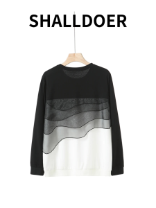 Loose Long Sleeve T-Shirt Women Casual Fashion Design Autumn New Style Comfortable Breathable High Waist round Neck Top