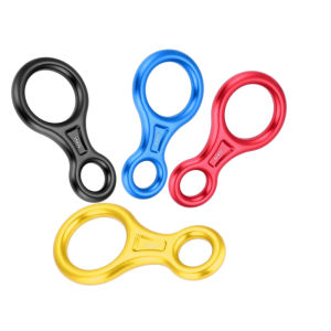 อุปกรณ์โรยตัวรูปเลข 8 อุปกรณ์โรยตัว อุปกรณ์ปีนหน้าผา อุปกรณ์ปีนเขา อุปกรณ์ปีนต้นไม้ 35KN