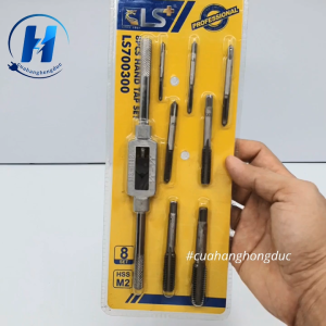 Bộ Taro M3 M4 M5 M6 M8 M10 M12 Bằng Tay 8 Chi Tiết LS700300