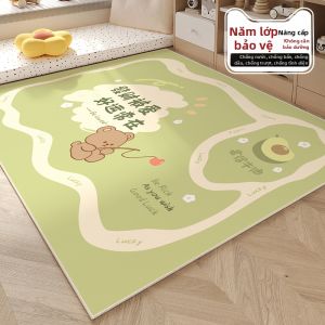 Thảm Chống Nước Mềm Mại Chống Trượt Bền Tiếng Êm